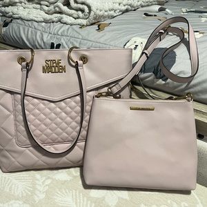 Steve Madden tote and crossbody set